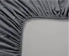 Glace Cotton Printed Fitted Double Bedsheet with Two Pillow Covers 