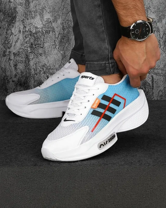 Sports Shoes for Men (White, 9)