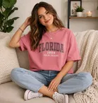 Oversized Cotton Blend T-shirts for Women 