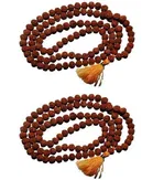 BHARDWAJ RETAILS rudraksha mala gold capped 