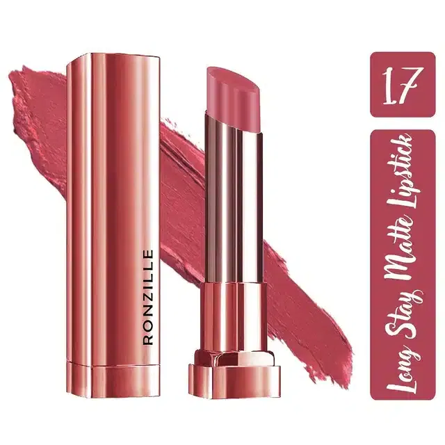 Ronzille Matte Lipstick (Hot Pink)