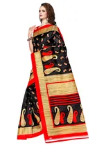 Silk Printed Saree for Women 