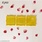 Plastic Plates for Kitchen, Yellow, Pack of 6