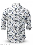Boxy Printed Rayon Shirt Fabric for Men 