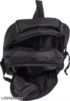 Polyester Backpack for Men & Women, Black