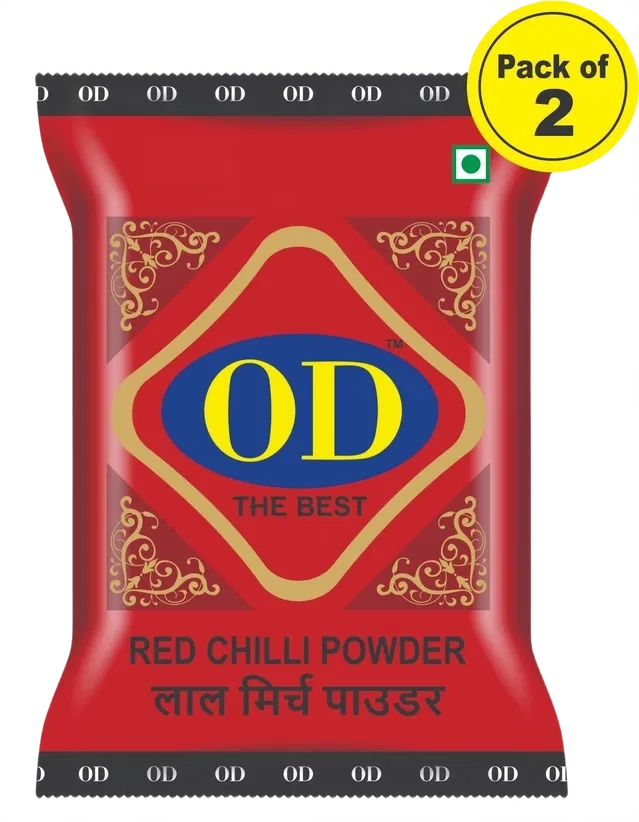 OD लाल मिर्च पाउडर 2X100 g (सेट ऑफ़ 2)