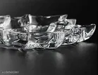 Crystal Leaf Shape Fruit Tray 
