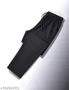 Cotton Pants for Boys, Black 