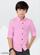 Solid Long Sleeve Shirt for Boys 