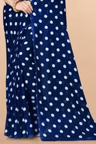 Georgette Printed Saree for Women 