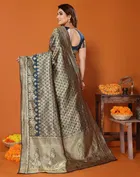 Banarasi Silk Zari Woven Saree for Women 