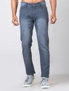 Denim Straight Fit Jeans for Men 