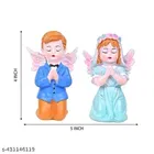 Resin Angel Girl & Wings Boy Sttaue for Home Décor 