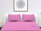 Microfiber Double Bedsheet with 2 Pillow Covers 