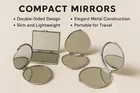 Easy to Carry Pocket Makeup Mirror Pack Of 4