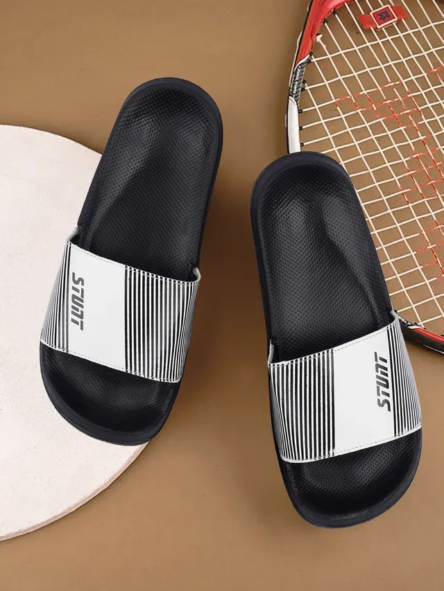 Sliders for Men (Black & White, 8)