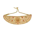 Gold Plated Necklace with Earrings Set for Women 