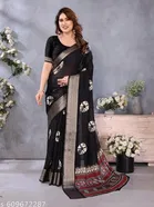 Chiffon Floral Printed Saree for Women 