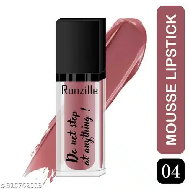 Ronzille Liquid Mousse Lipstick (Nude Plum, 5g)