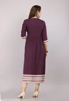 Naira Cut Rayon Printed Kurti for Women 