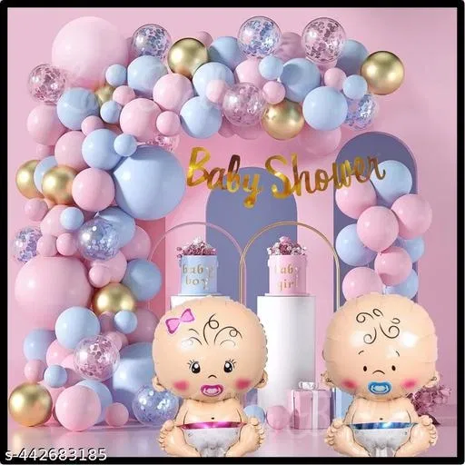 41 Pcs Balloons Decoration Kit, Multicolour, Set of 1