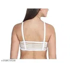 Cotton Blend Solid Bras for Women, Assorted, Pack of 4 