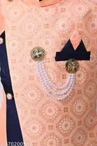 Cotton Blend Sherwani for Boys 