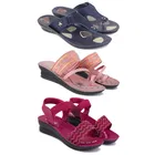 Combo of Slippers with Heels & Sandals for Women 