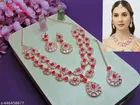 2 Layer Kundan Partywear Necklace Set for Women 