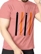 Round Neck Printed T-Shirt for Men, Set of 2 