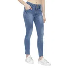 Denim Straight Fit Jeans For Women, Blue 