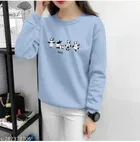 Cotton Blend Printed T-shirt for Women 