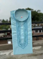 Cotton Embroidered Kurta for Men 