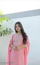 Rayon Slub Kurta Set for Women 