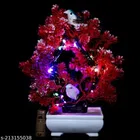Artificial Bonsai Plant with Sparrow & Light 