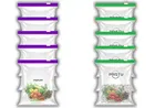 Ziplock Food Storage Pouch for Fridge 