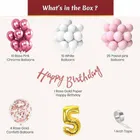 5th Happy Birthday Balloon Decoration Kit, Multicolor, Pack Of 57