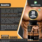 DNUTRIXN Advance Weight Gainer-30 Tablets | 30 Days Challenge| Advanced Formulation| Weight Gain Capsules for women, Mass Gain Capsules | Muscle Building, Muscle Gain Capsule