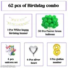 62 Pcs 8th Birthday Decoration kit, Multicolour, Set of 1