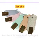 Cotton Ankle Length Socks for Women (Multicolor, Free Size) (Pack of 6)