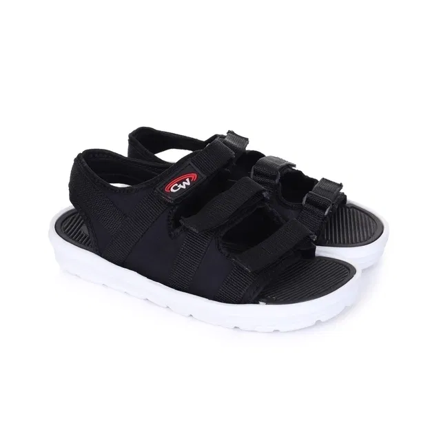 Sandals for Men (Black & White, 6)