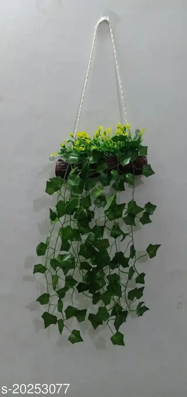 Paper Artificial Hanging Plant (Green)