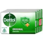 Dettol original Soap (4X75 g) pack of 4+ Free 12 g Extra