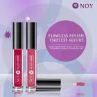 NOY Stay Chic Pure Matte Liquid Lipstick, Peach, Cherry Pink, Red, Magenta, 16 ml [Pack of 4]