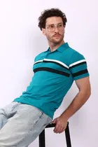 Striped Polo T-Shirt for Men 
