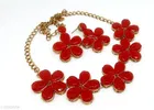 A Unique And Thoughtful Necklace Set for Someone Special, Red