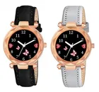 Designer Leather Analog Watch for Women & Girls 