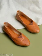 Shoetopia Brown Ballerinas 