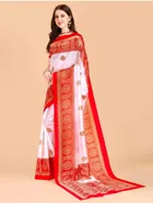 Art Silk  Printed Saree for Women 