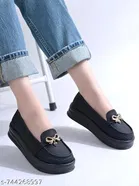 Shoetopia Girls Casual Shoes Black 